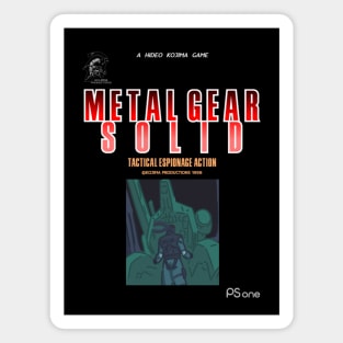 Metal Gear Solid Retro Boxart Magnet